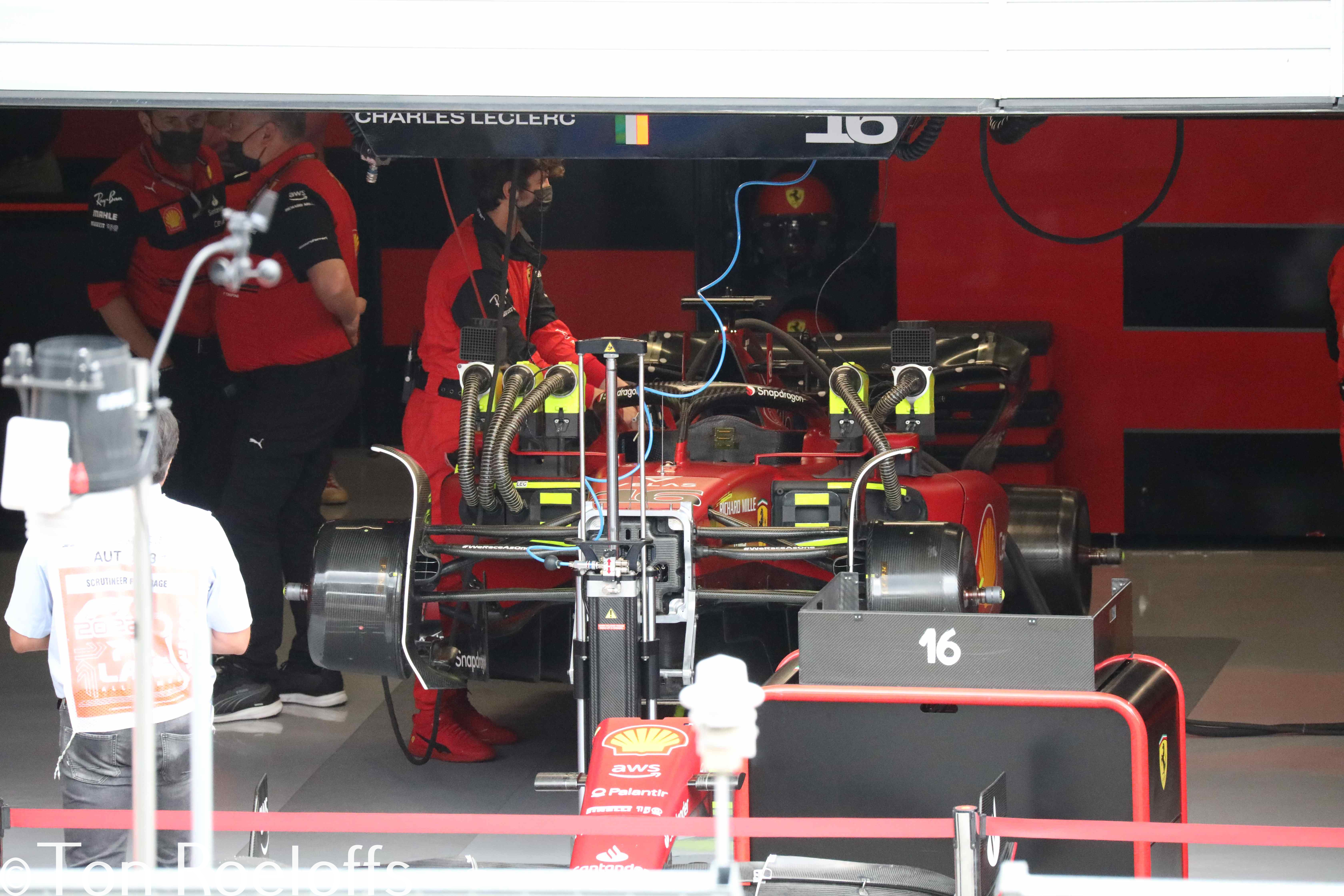 Verstappen pitbox